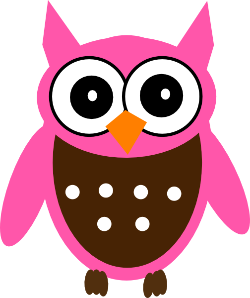 Cute Pink Owl Svg Clip Arts 504 X 599 Px Transparent PNG - 504x599 - Free Download on - Owl Transparent PNG Free Download