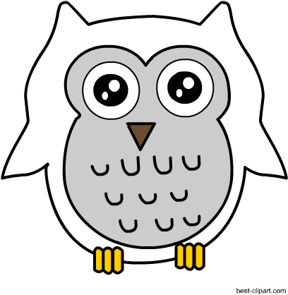 Free Snowy Owl Clipart - Cartoon Transparent PNG - 450x450 - Free Download on - Owl Transparent PNG Free Download