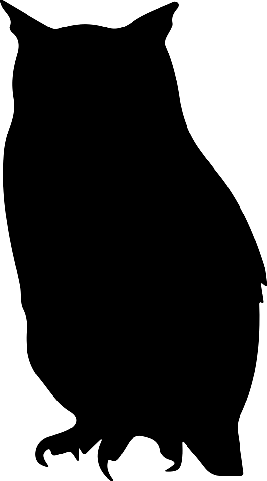 Owl Bird Shape Vector - Silueta De Un Buho Transparent PNG - 400x400 - Free Download on - Owl Transparent PNG Free Download