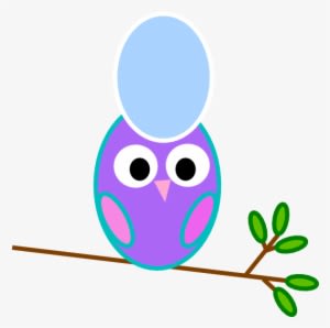 Purple Owl Blue Egg Svg Clip Arts 600 X 527 Px Transparent PNG - 600x527 - Free Download on - Owl Transparent PNG Free Download