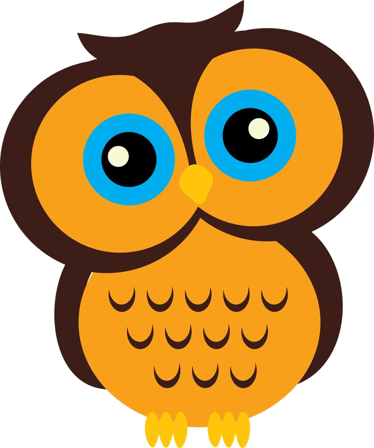 Yellow Owl Clipart At Free For Personal Use Transparent - Free Printable Cartoon Owls, HD Png Download - Owl Transparent PNG Free Download