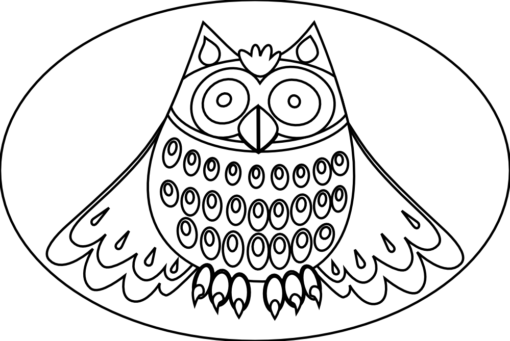 Coloring Svg Owl, HD Png Download - Owl Transparent PNG Free Download