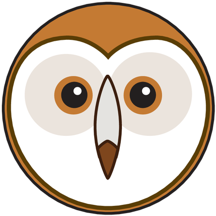 Animaru Barn Owl - Cartoon, HD Png Download - Owl Transparent PNG Free Download