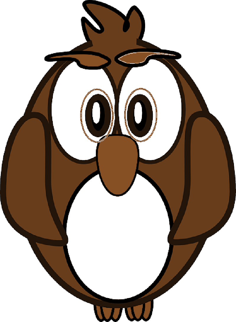 , Cartoon, Bird, Owl, Cute, Night, Animal, Owls, Small - Owl Clip Art, HD Png Download - Owl Transparent PNG Free Download