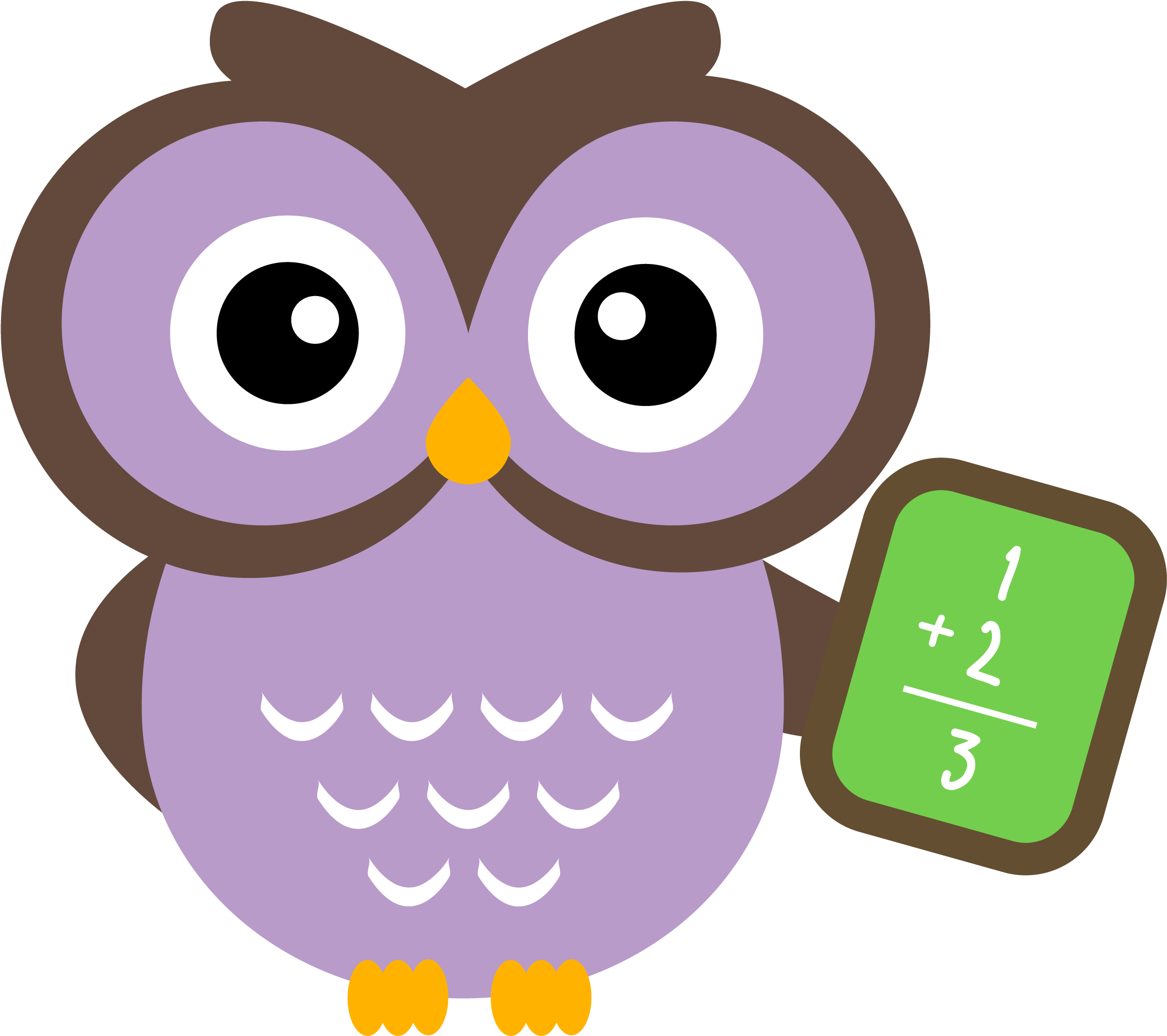 Owls Clipart Kid - Owl Math Clipart, HD Png Download - Owl Transparent PNG Free Download