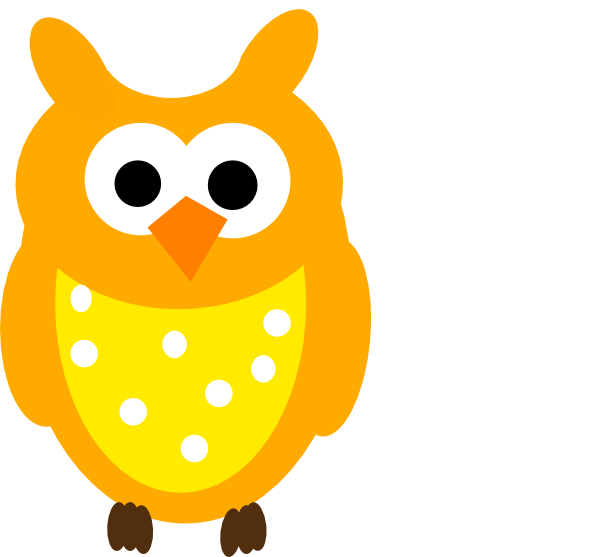 Owl Clipart Orange, HD Png Download - Owl Transparent PNG Free Download