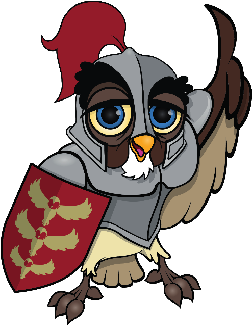 Knight Owl Clipart, HD Png Download - Owl Transparent PNG Free Download