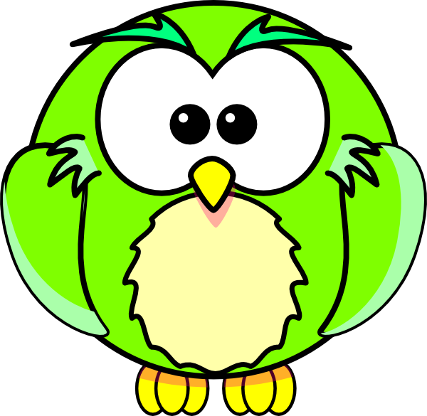 Green Owl Svg Clip Arts - Printable Cartoon Coloring Book, HD Png Download - Owl Transparent PNG Free Download