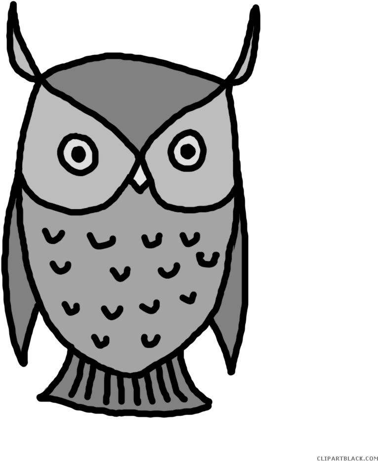 Transparent Owl Clipart Black And White, HD Png Download - Owl Transparent PNG Free Download