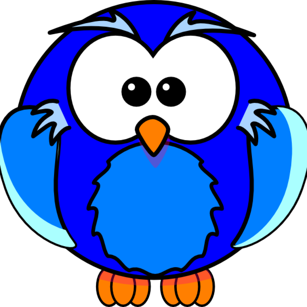 Blue Owl Clip Art Blue Owl Clip Art At Clker Vector - Nocturnal Animals Clip Art, HD Png Download - Owl Transparent PNG Free Download