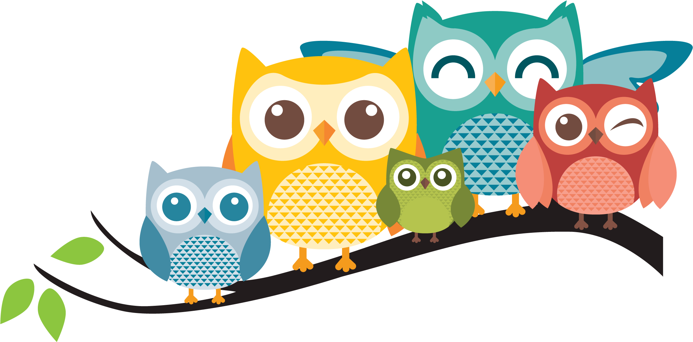 Cartoon Owl Personalized Owl Family Pillow The Personalization - Transparent Background Owl Cartoon Clipart, HD Png Download - Owl Transparent PNG Free Download