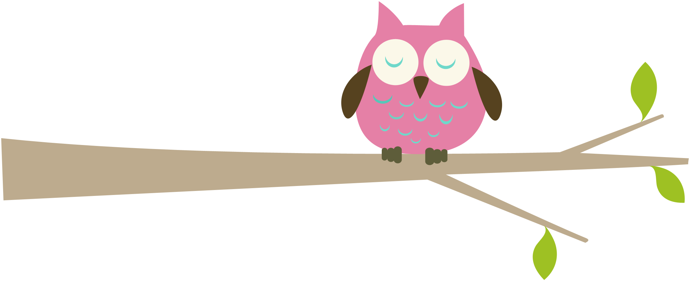 Owl On Branch - Baby Owls Clip Art, HD Png Download - Owl Transparent PNG Free Download
