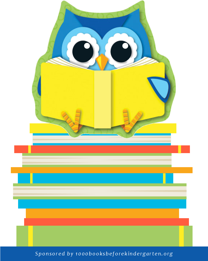 1000 Books Owl - Carson Dellosa Owl, HD Png Download - Owl Transparent PNG Free Download