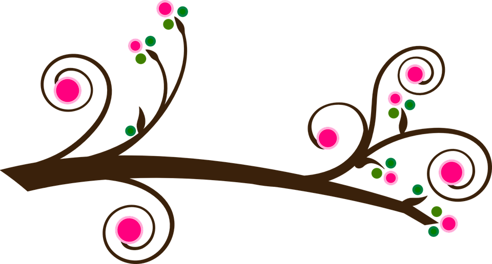 Branch, Berries, Ornament, Spring, Pink, Autumn - Owl Tree Branch Clip Art, HD Png Download - Owl Transparent PNG Free Download