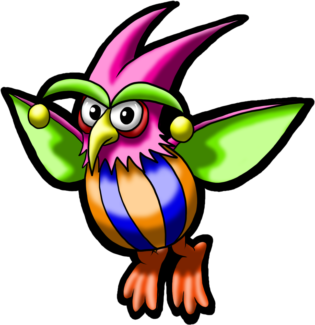 Hollows Are Owl-like Nightmaren That Spit Orbs At Nights - Cartoon, HD Png Download - Owl Transparent PNG Free Download
