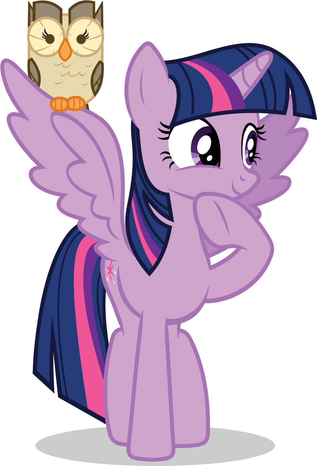Safe, Simple Background, Spread Wings, Transparent - My Little Pony Twilight Sparkle And Owl, HD Png Download - Owl Transparent PNG Free Download