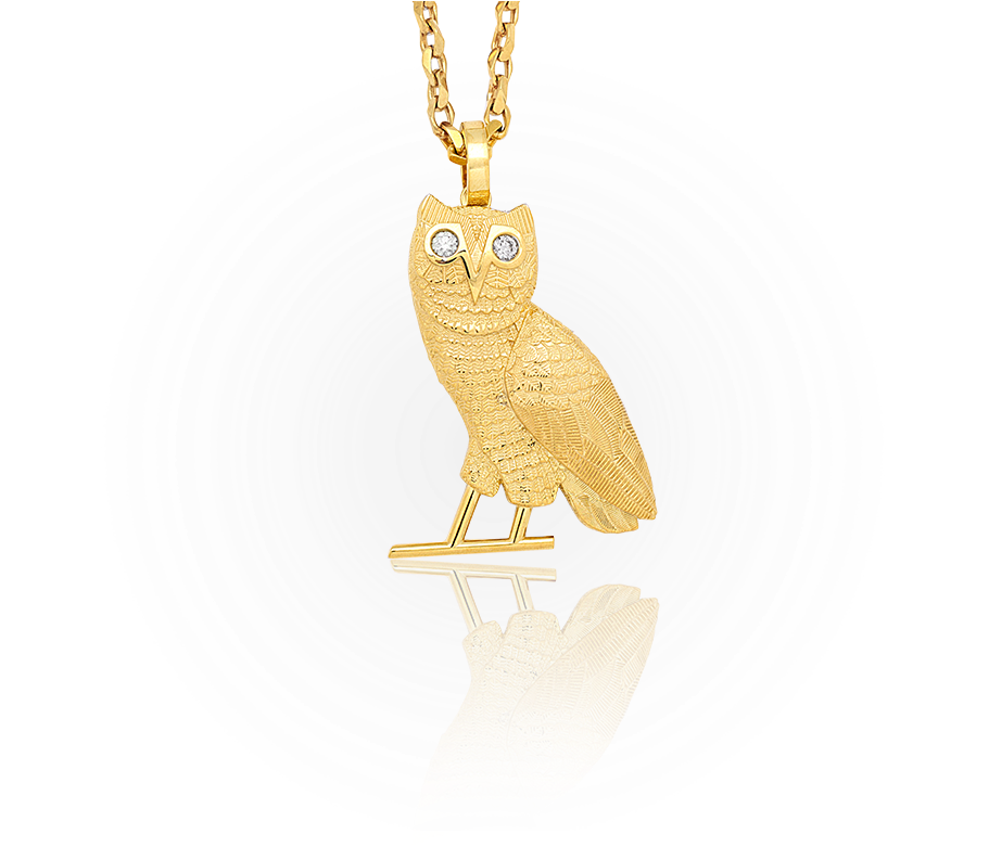 The Ovo Pendant - Pendant, HD Png Download - Owl Transparent PNG Free Download
