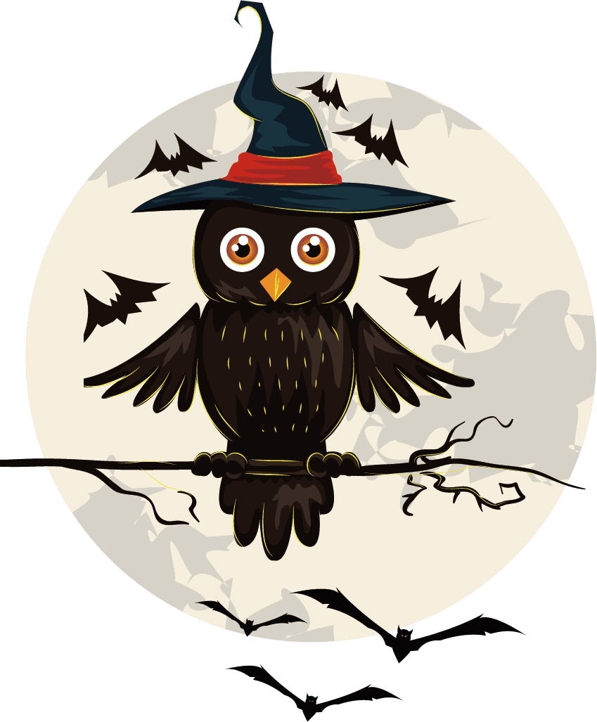 Owl Halloween, HD Png Download - Owl Transparent PNG Free Download