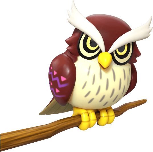 Nswitch Zeldalinksawakening Char Owl - Zelda Link's Awakening Owl, HD Png Download - Owl Transparent PNG Free Download