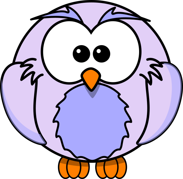 Light Purple Owl Cartoon Clip Art - High Resolution Coloring Book, HD Png Download - Owl Transparent PNG Free Download