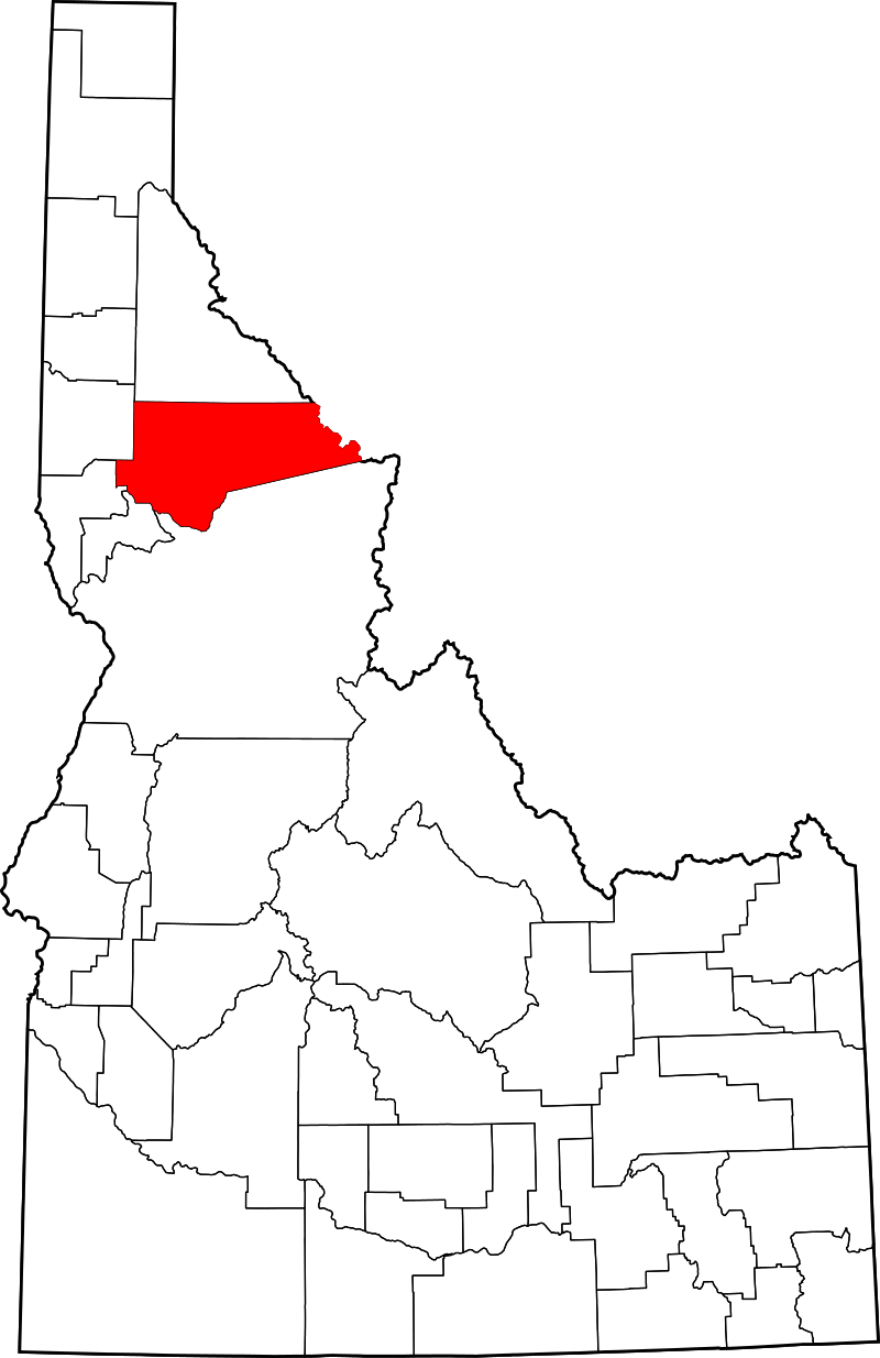 Clearwater County In Idaho" Class="img Responsive - Blank Idaho County Map, HD Png Download - Owl Transparent PNG Free Download