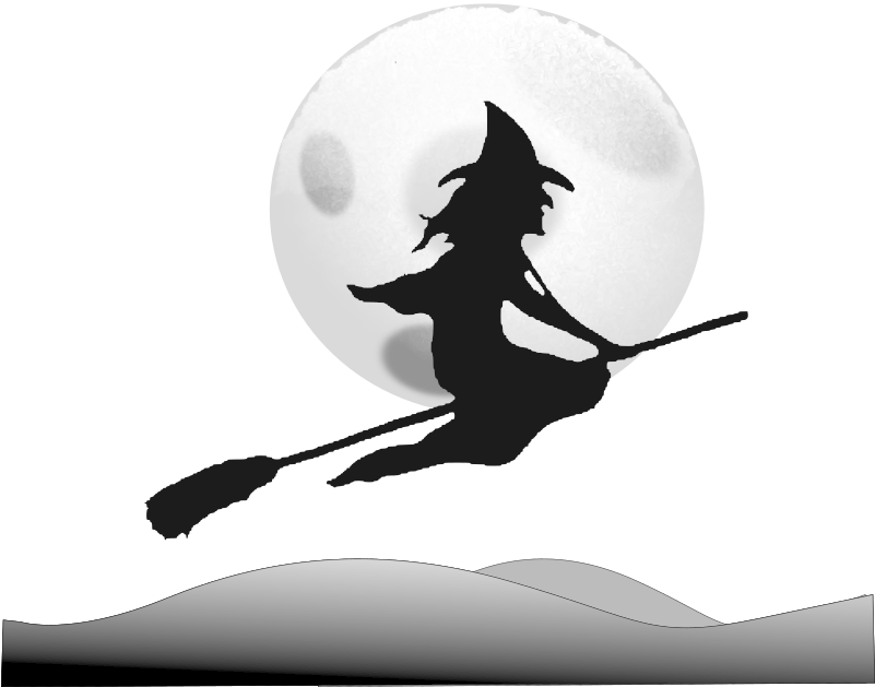 Wicked Witch Of The West Witchcraft Clip Art - Halloween Witch On A Broom, HD Png Download - Owl Transparent PNG Free Download