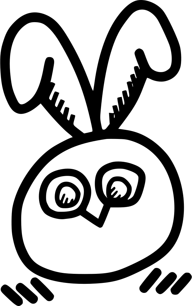 Owl Bunny Rabbit Ears - Rabbit, HD Png Download - Owl Transparent PNG Free Download