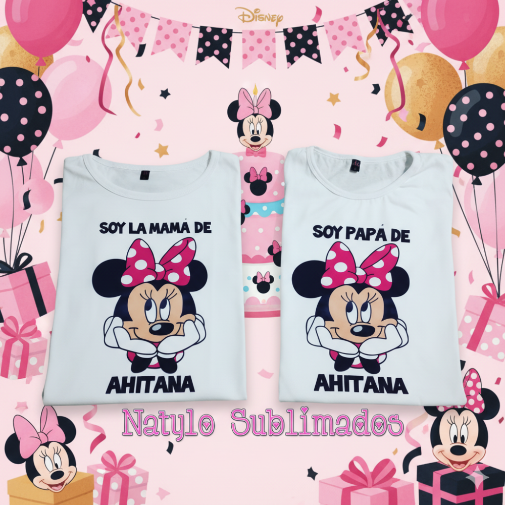 Remera Mamá/Papá (Combo)