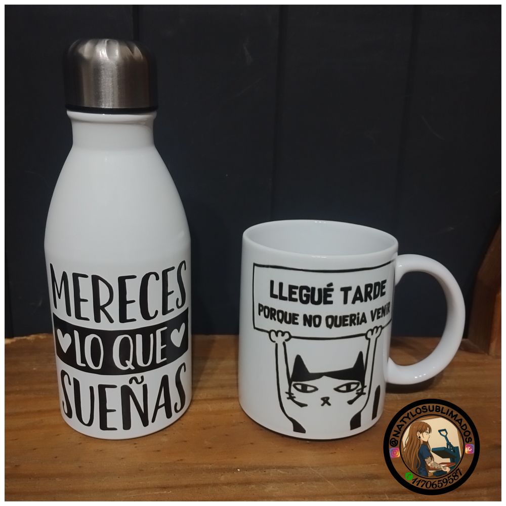 Lecherita+Taza Cerámica (Combo)