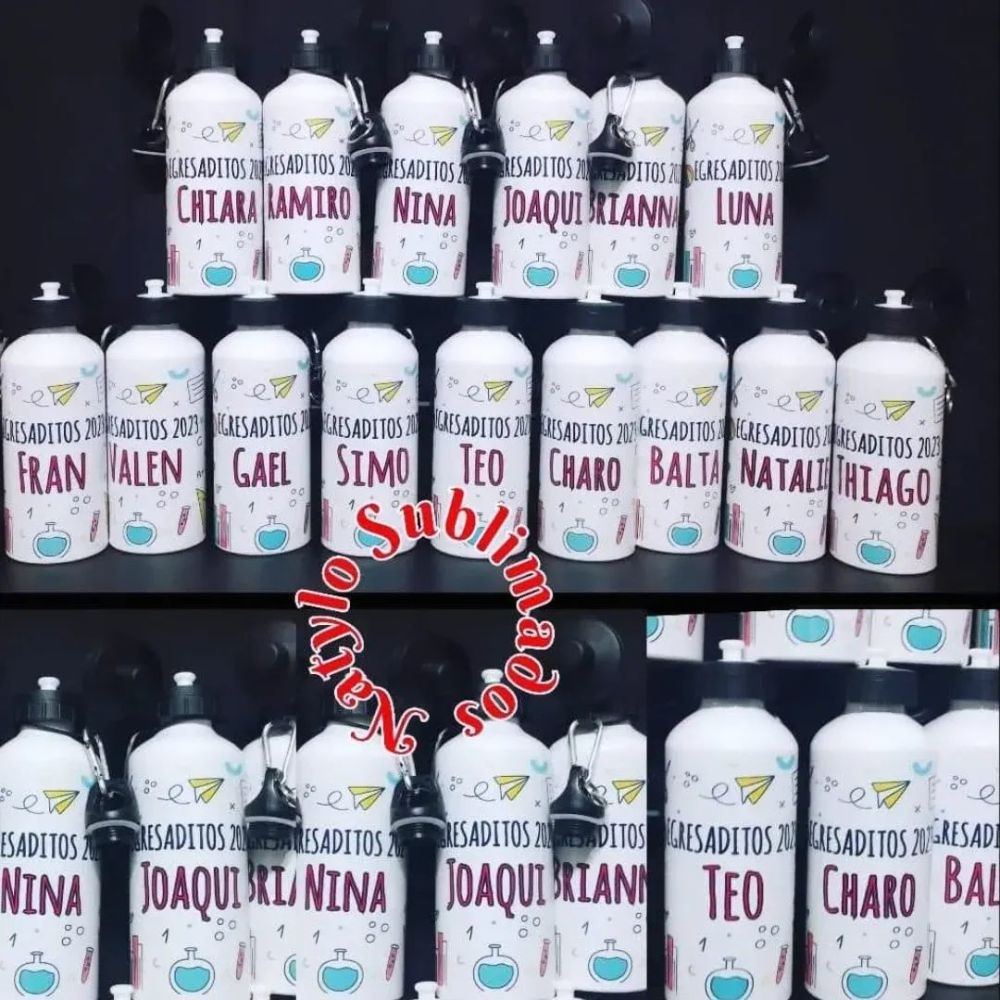 Botellita Hoppy/Alumínio 600cc (Promo Egresados)