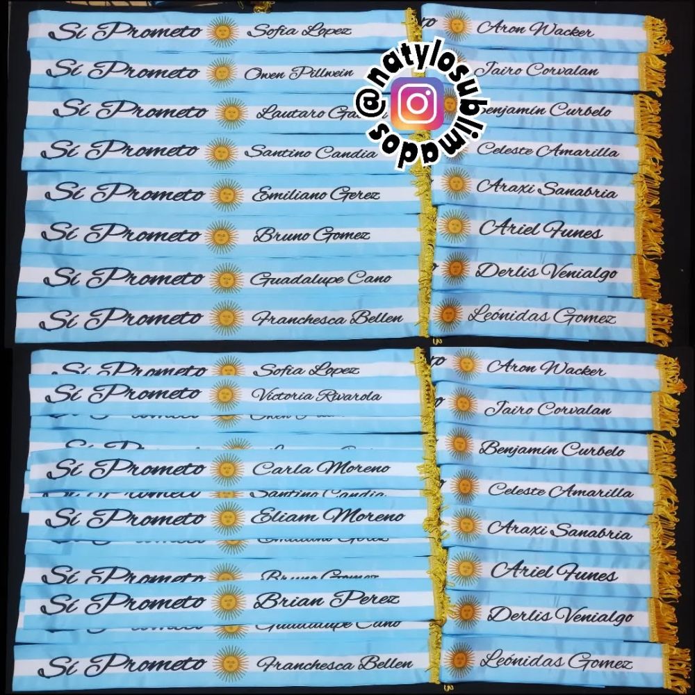 Bandas promesa a la Bandera
