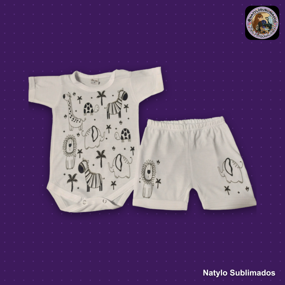 Body + Short Personalizados (combo nacimiento)
