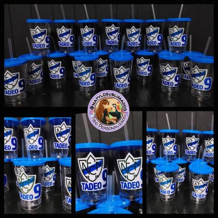 Vasos c/sorbete por Mayor/Souvenirs (Plástico/Vinílo)