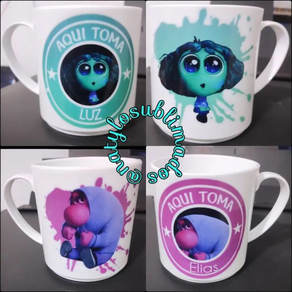 Taza Polímero (asa lisa)