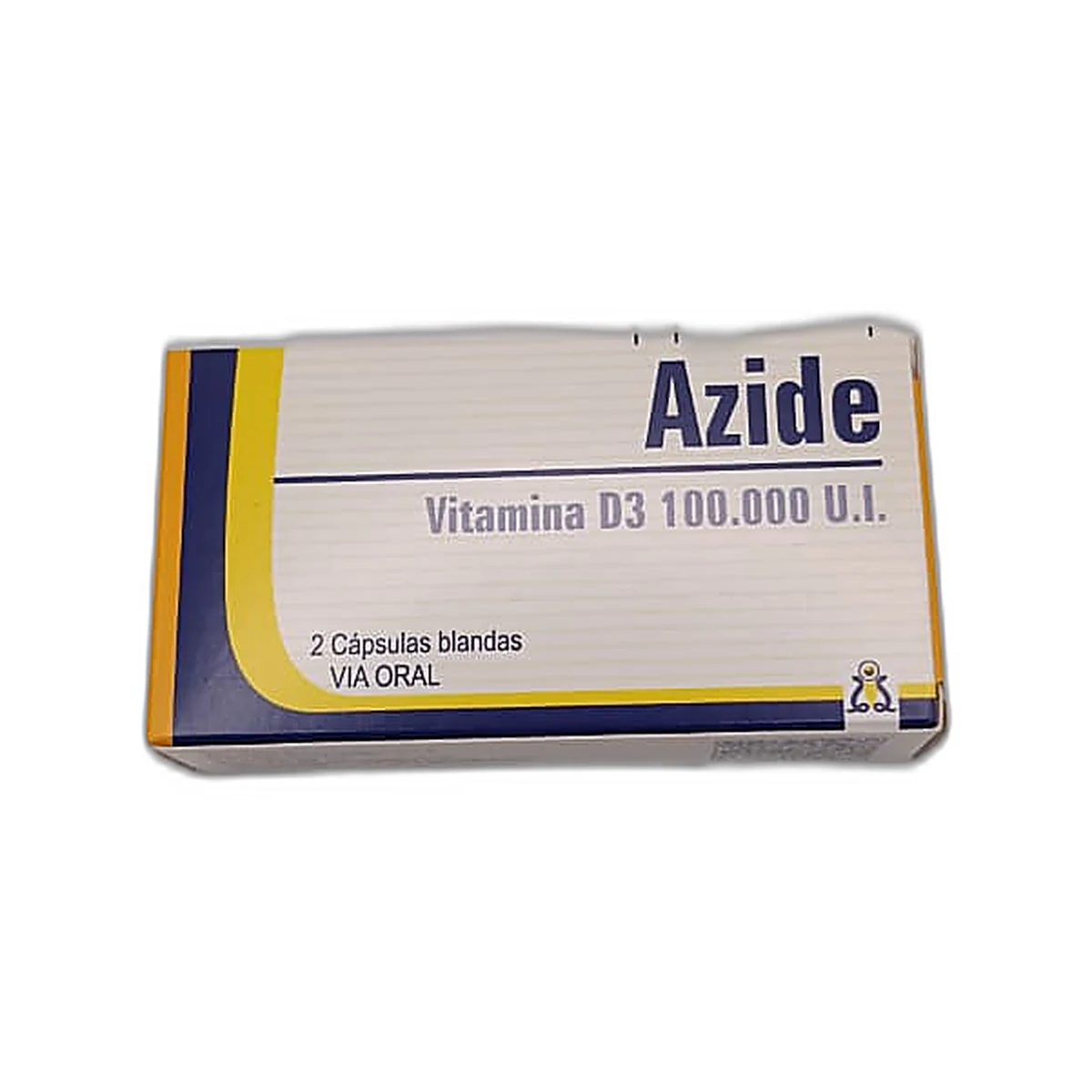 Azide caps. blan. caja x 2