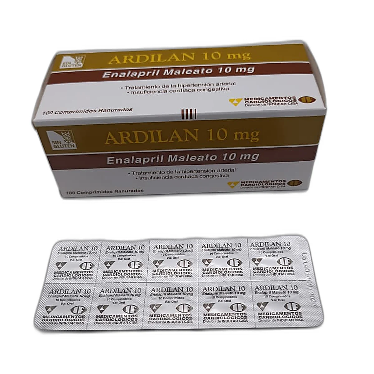 Ardilan 10 mg. comp. ran. x 10 comp