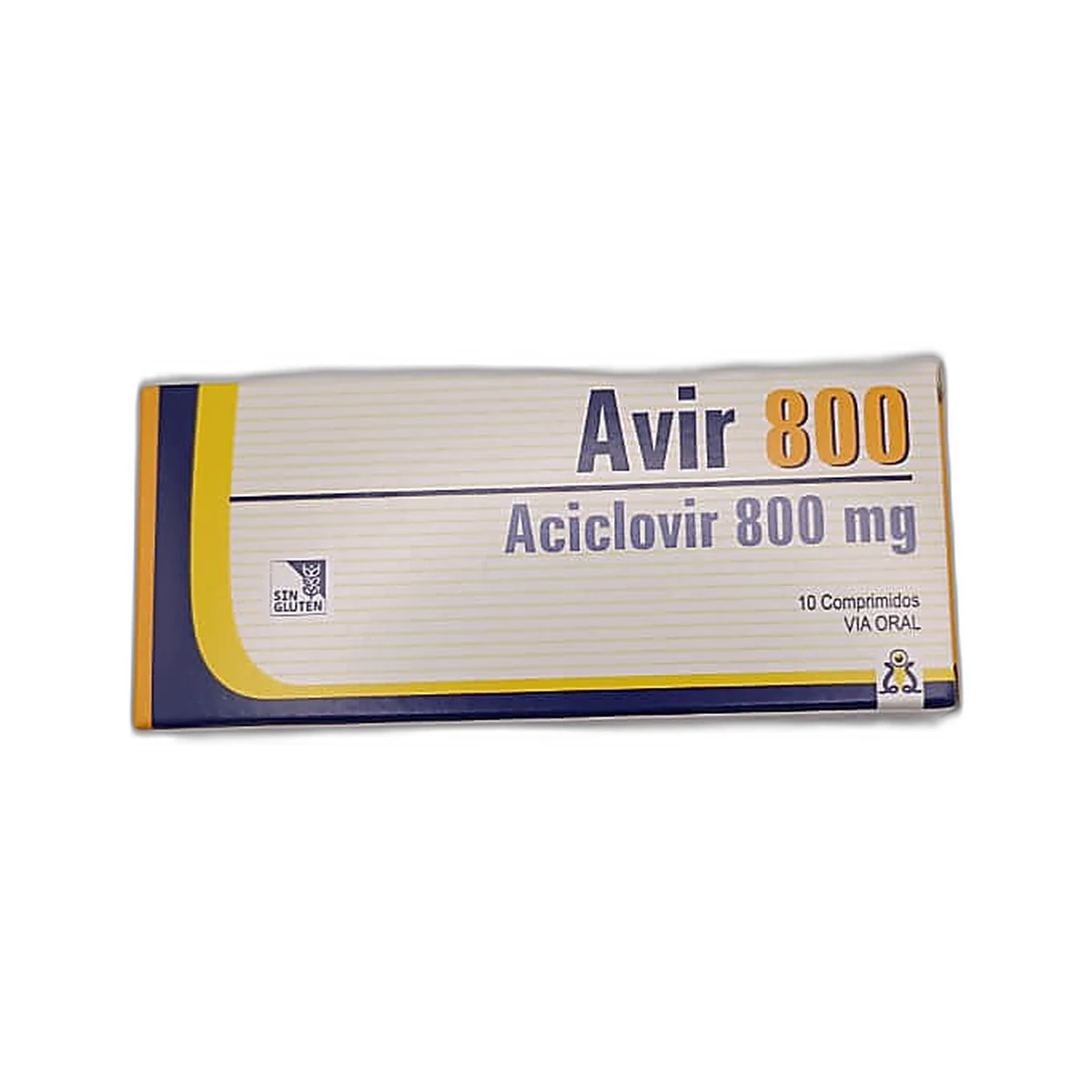 Avir 800 comp. caja x 10