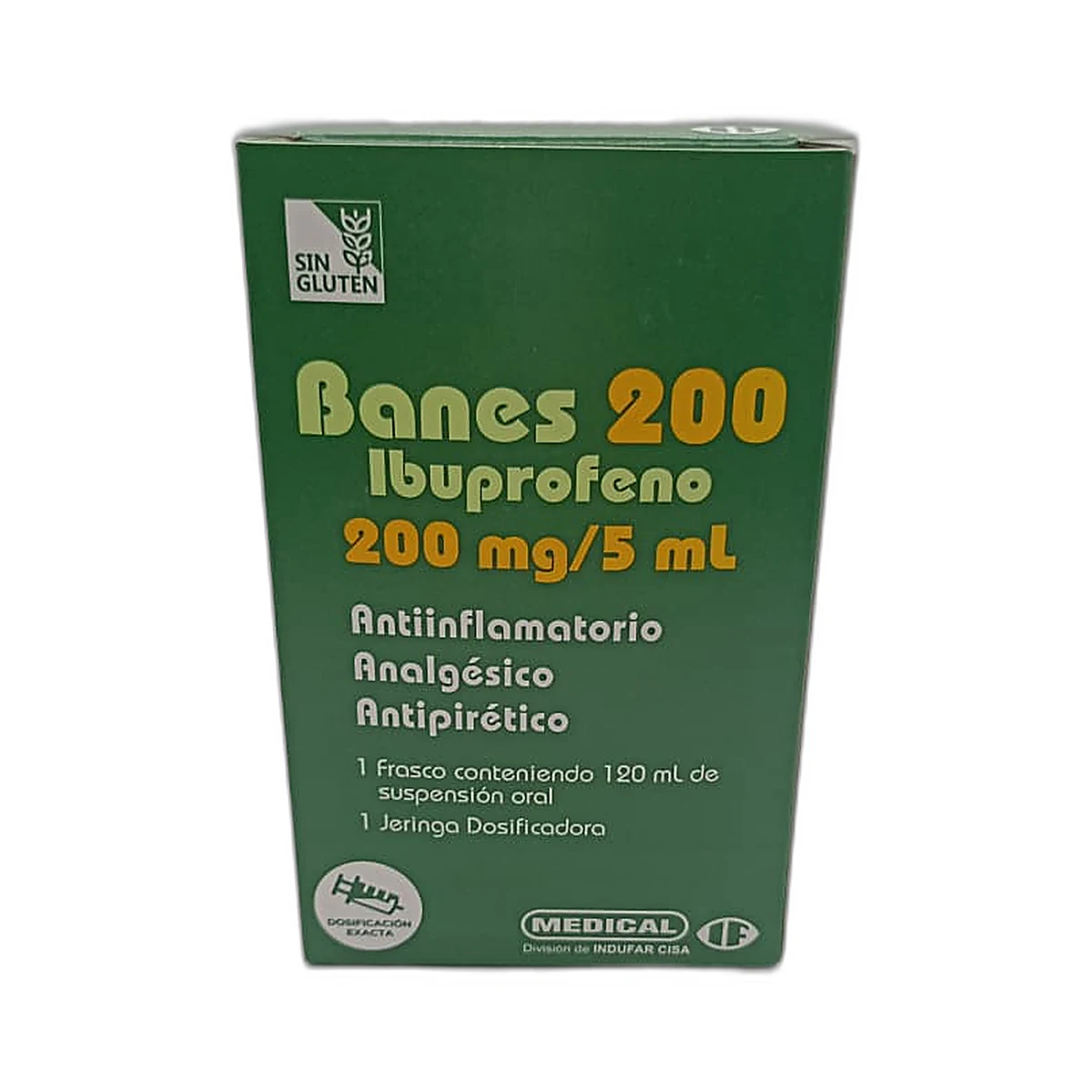 Banes 200 susp. oral caja fco. x 120 ml.