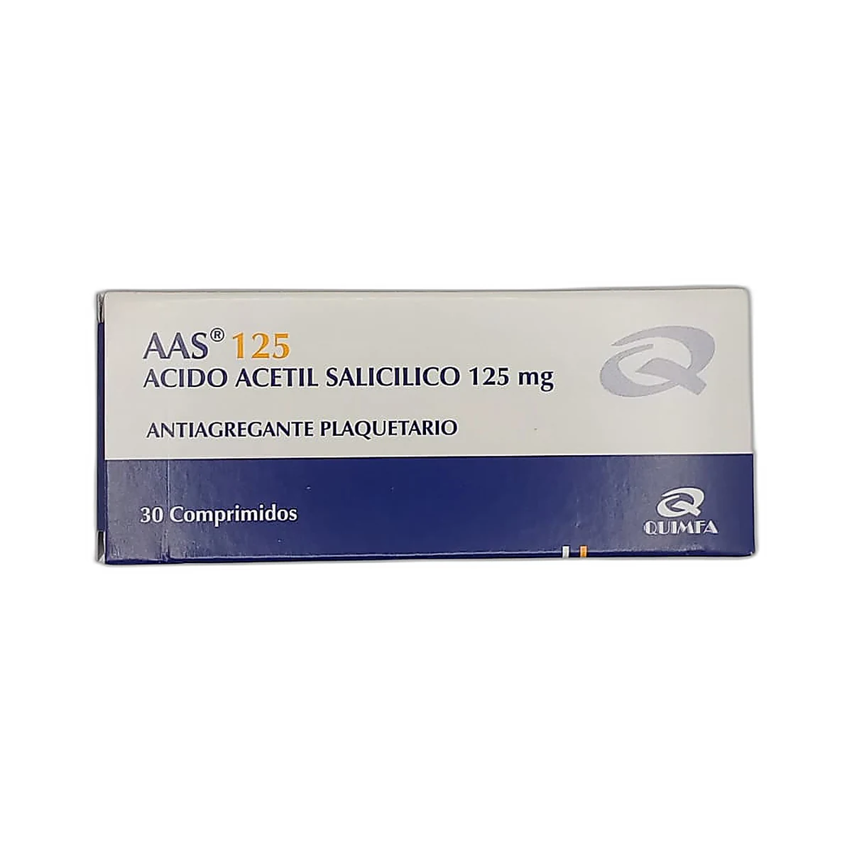 Aas 125 comp. caja x 30