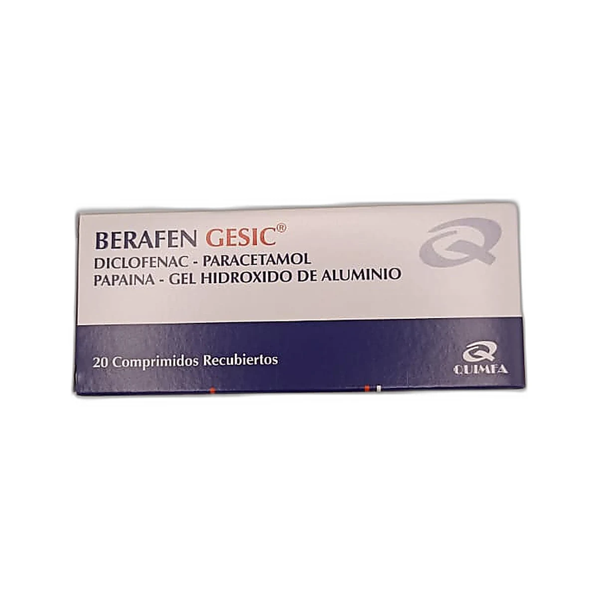Berafen gesic comp. rec. caja x 20