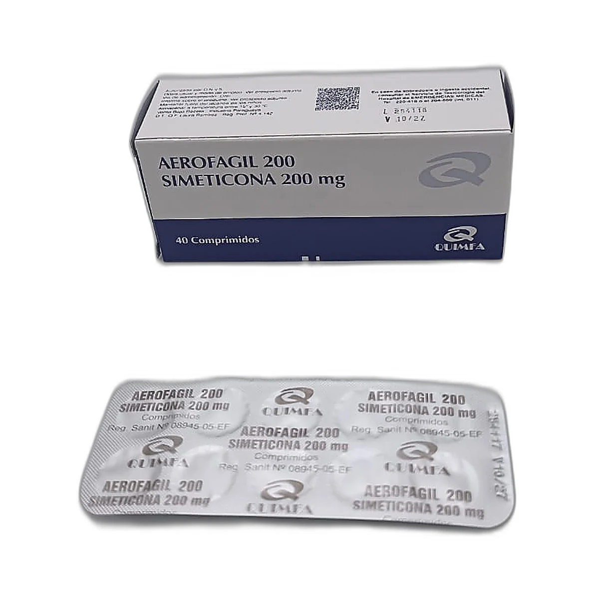 Aerofagil 200 comp. caja x 40