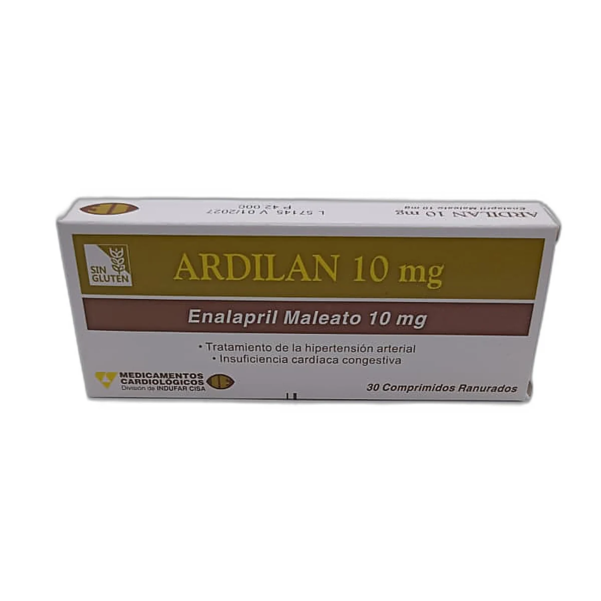 Ardilan 10 mg. comp. ran. caja x 30