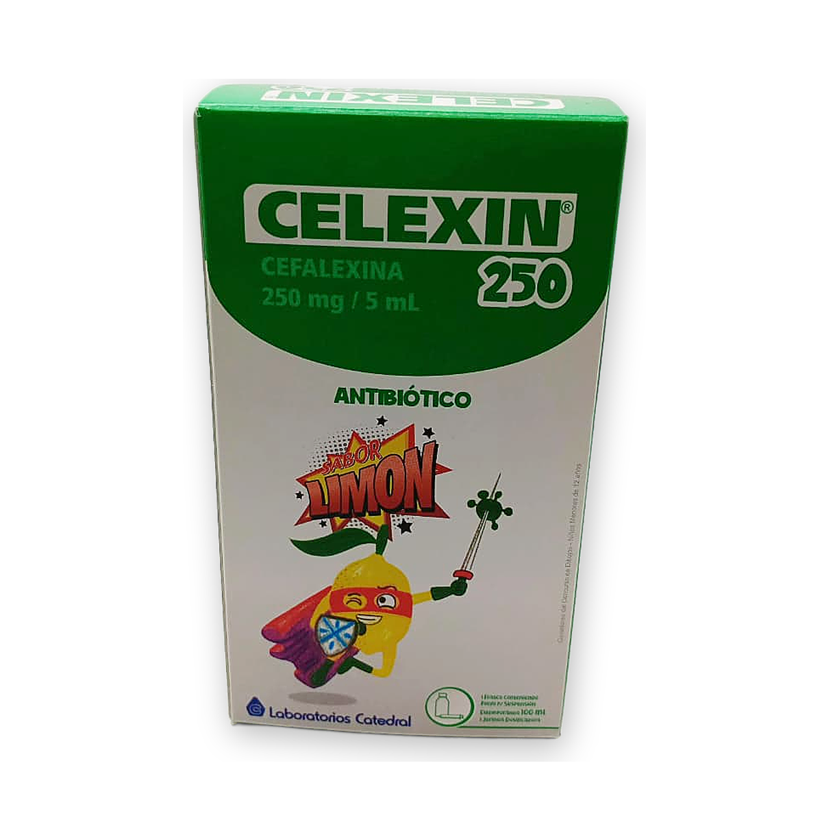 Celexin 250 polv. p/susp. caja fco. x 100 ml.+ jer. dosif.