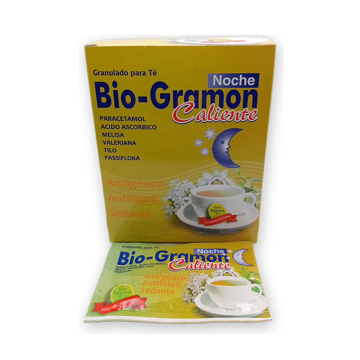 Biogramon caliente noche c/vitamina c gran. s caja x 40 sob.