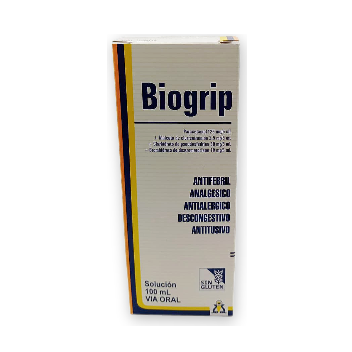 Biogrip sol. oral caja fco. x 100 ml.