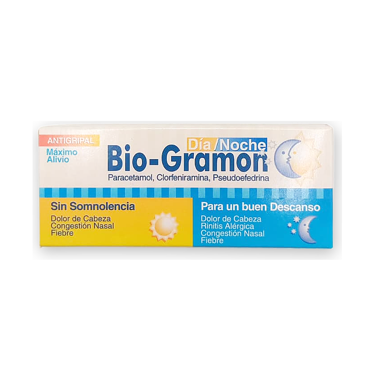 Biogramon d. y n 20 comp. rec. caja x 4 d. + 2 n.