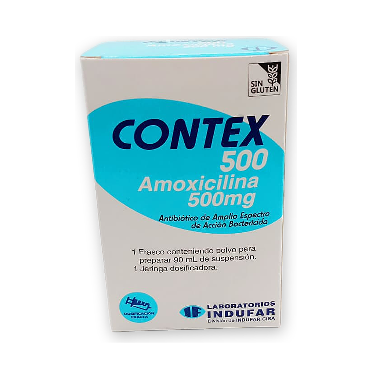 Contex 500 polv p/susp. ext. caja polv. p/prep. x 90 ml. + j