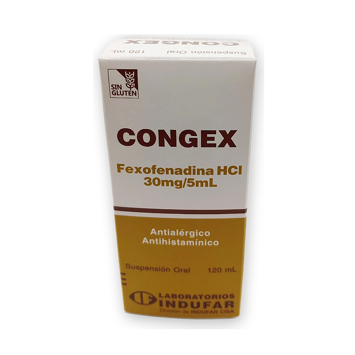 Congex susp. oral caja fco. x 120 ml.