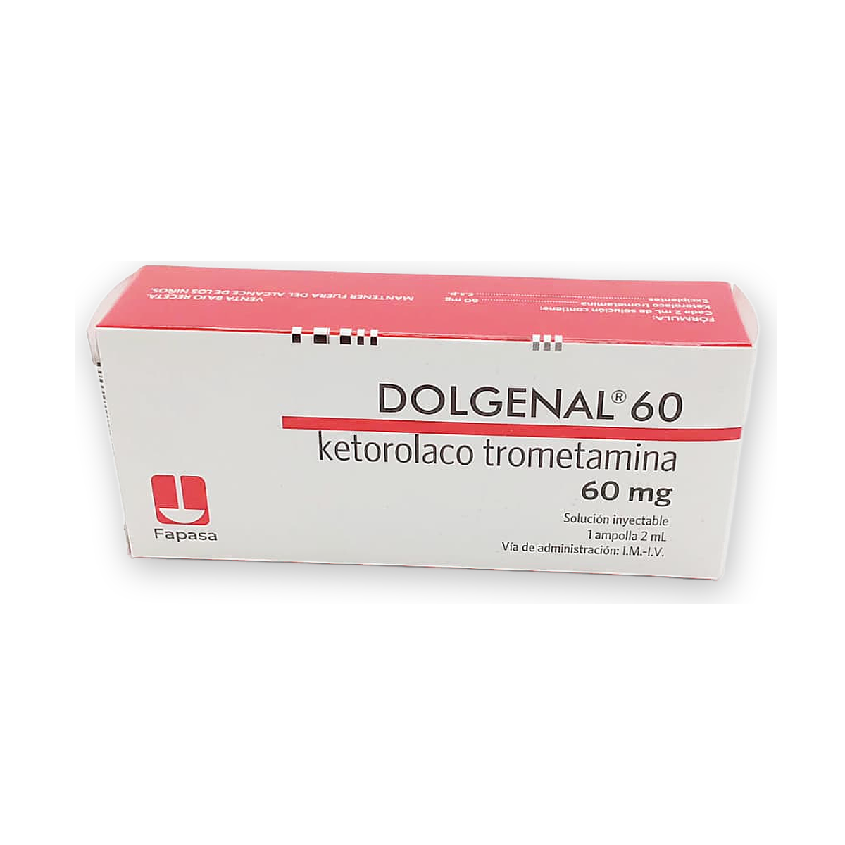 Dolgenal 60 sol. iny. caja x 1 amp. x 2 ml.