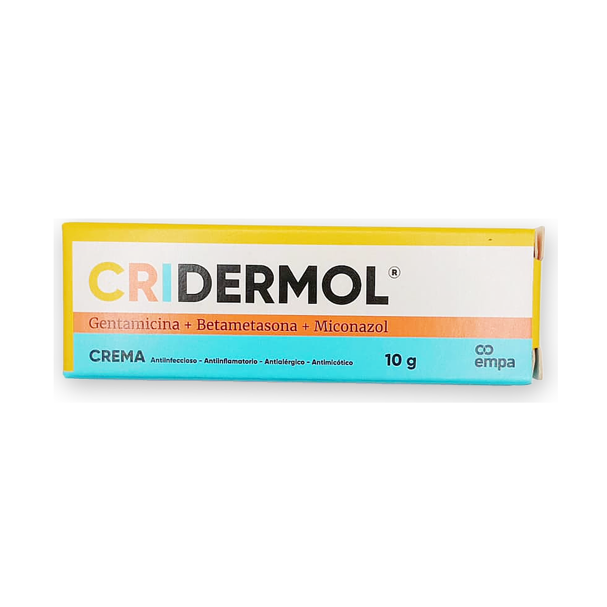 Cridermol crema caja pomo x 10 g.